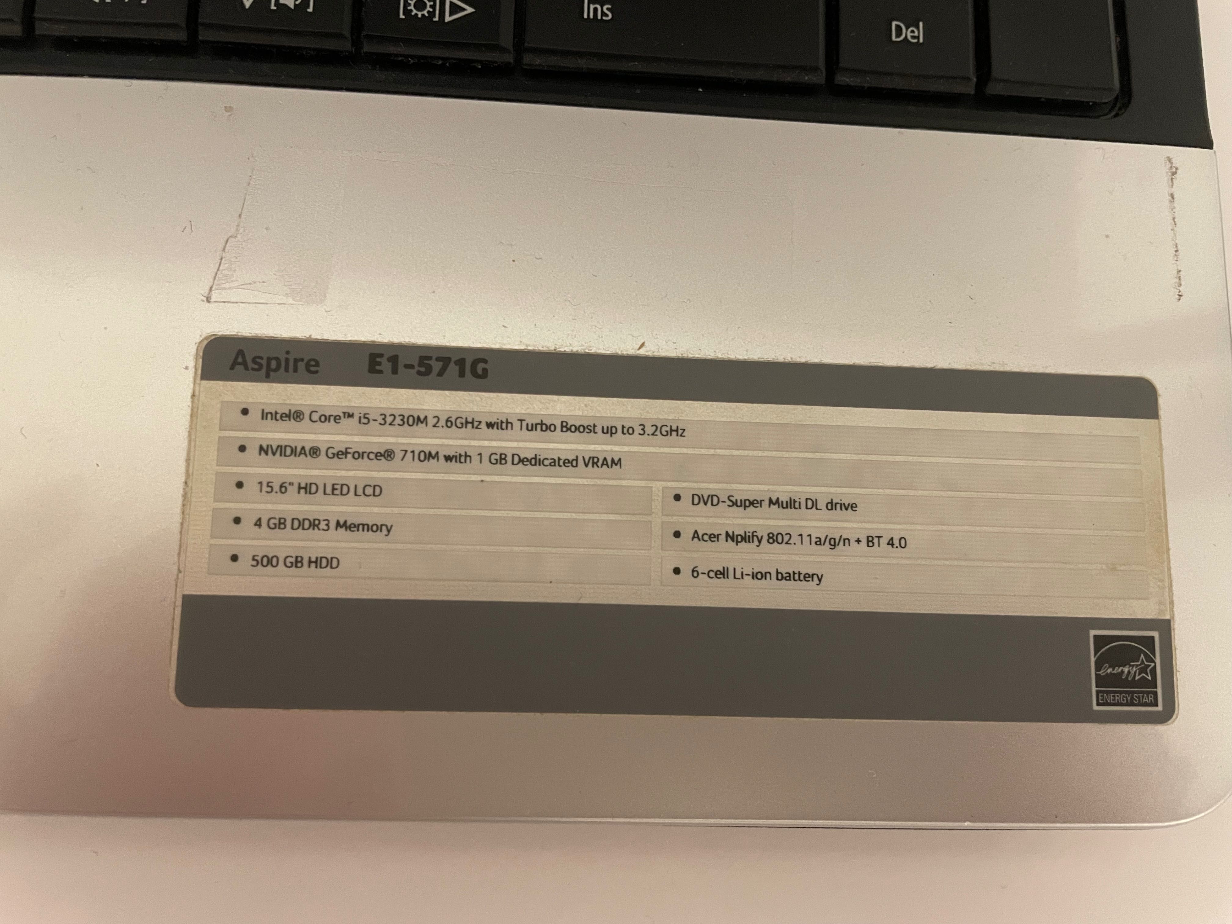 Laptop Acer - używany