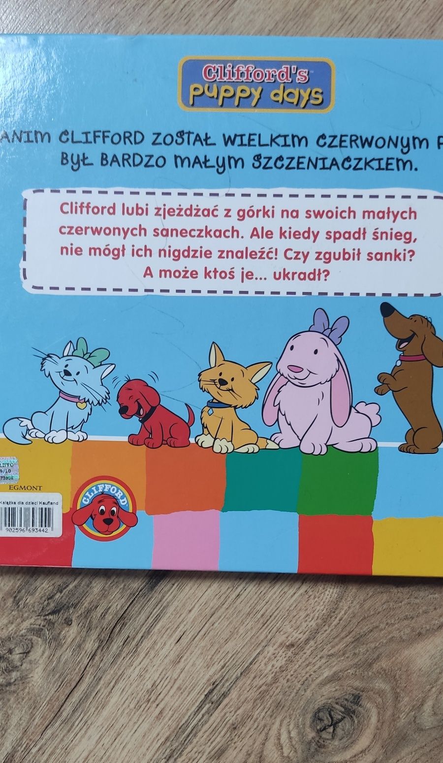 Książka o Cliffordzie. "Małe czerwone sanki"