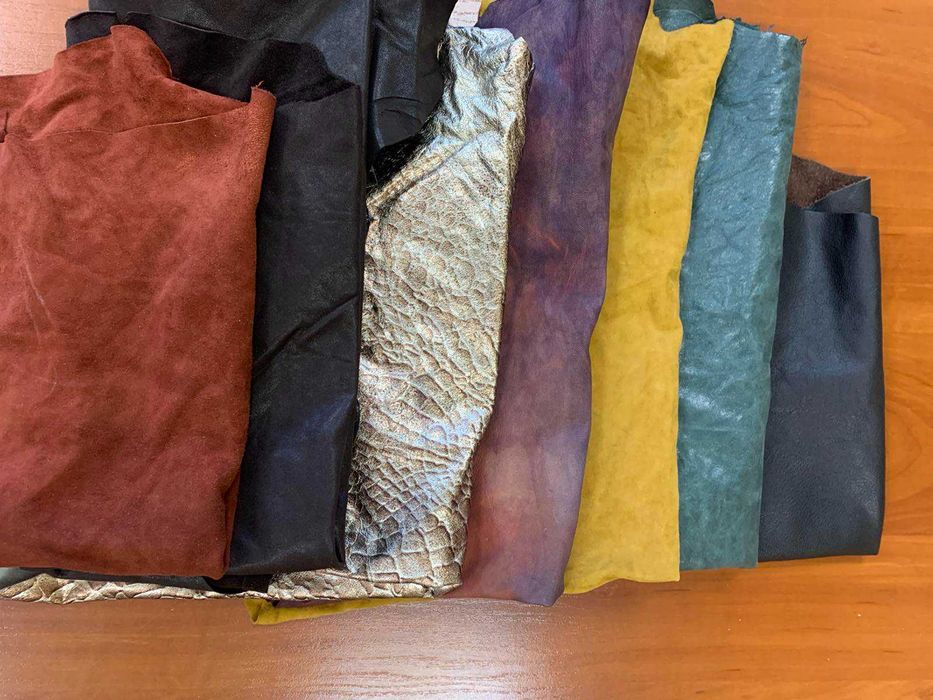 Шкіра обрізки кольори в асортименті