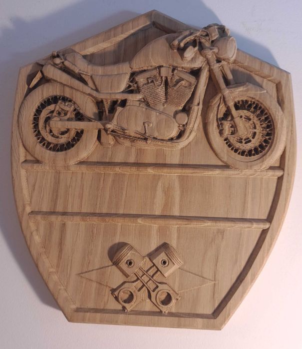 Motocykl MOTOR do powieszenia na ścianie PREZENT