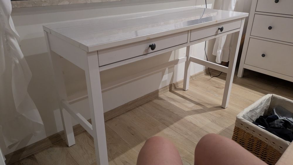 Białe Biurko Hemnes