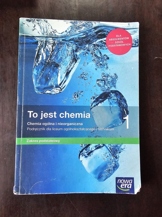 Podręcznik To jest chemia 1 rok 2019 za 10 zł