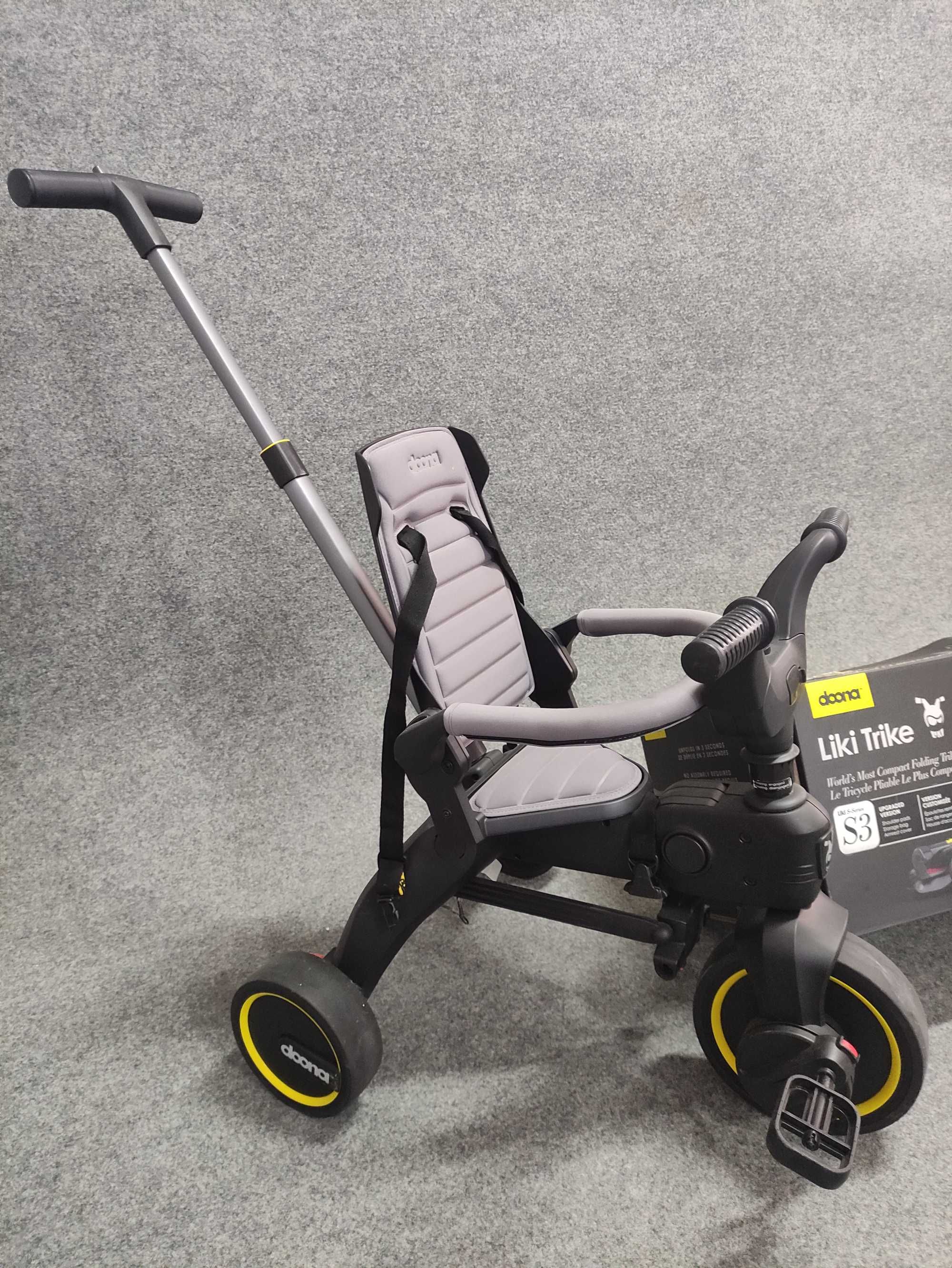 Triciclo Doona – Triciclo Liki Trike S3 – Cinza