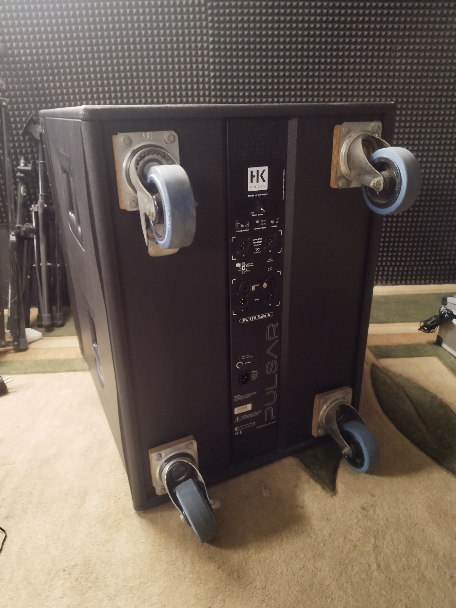 Zestaw aktywny HK Audio Pulsar 2x PL 112 FA + PL 118 SUB A + sztyce