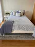 Cama de Casal IKEA Trysil Branca (com ou sem colchão)
