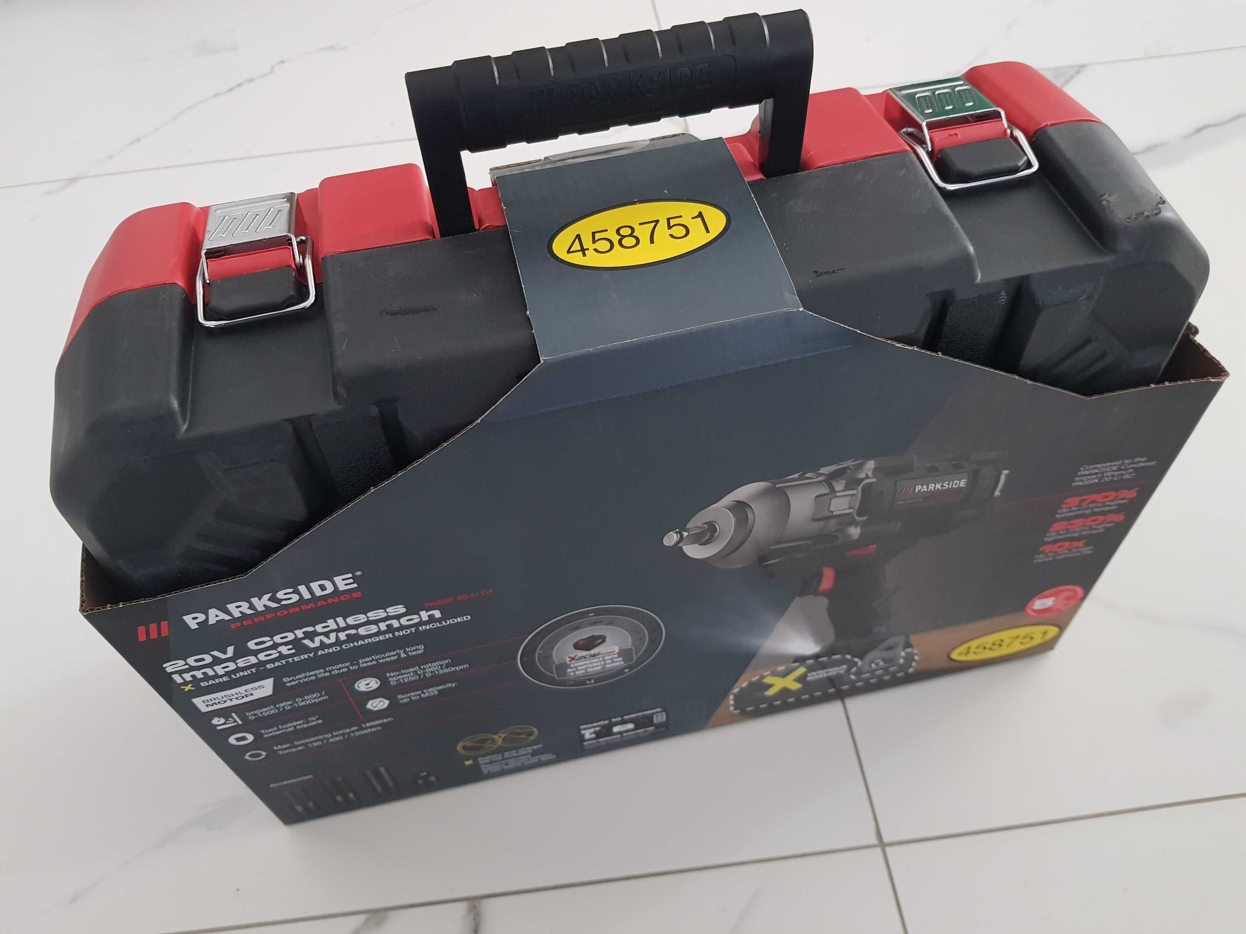 Parkside Performance klucz do kół wkrętarka udarowa PASSP 20-Li C4