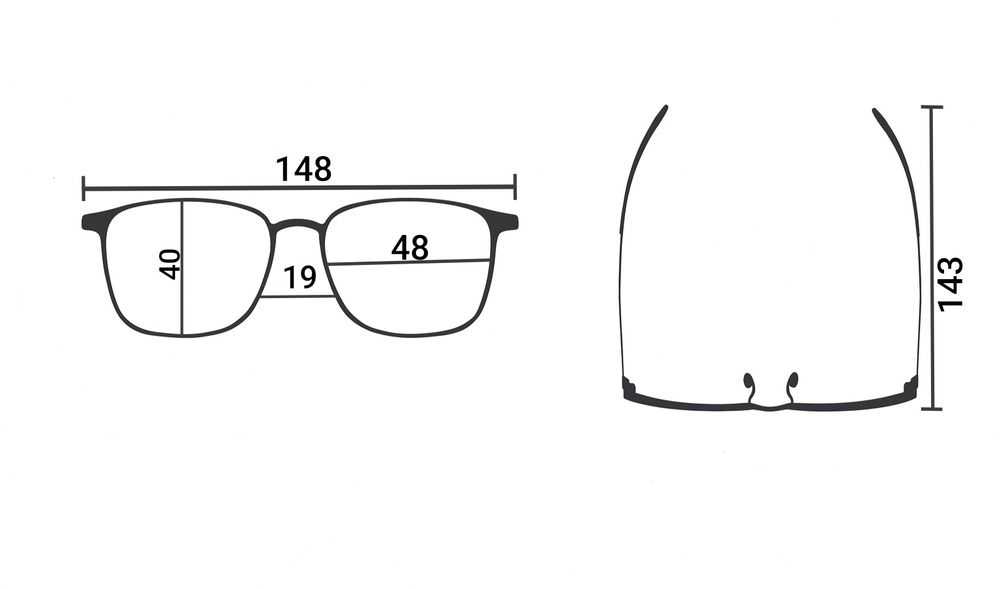 Okulary oprawki Aviator ETE 2w1 Korekcyjne Z Nakładką Polaryzacyjną UV