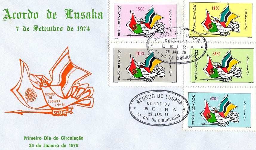 Moçambique - 1975jan25 = Acordo de Lusaka