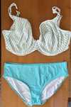 Bravissimo St.Moritz Freya Soda 34HH 75HH 75K XXL bikini turkus Plus