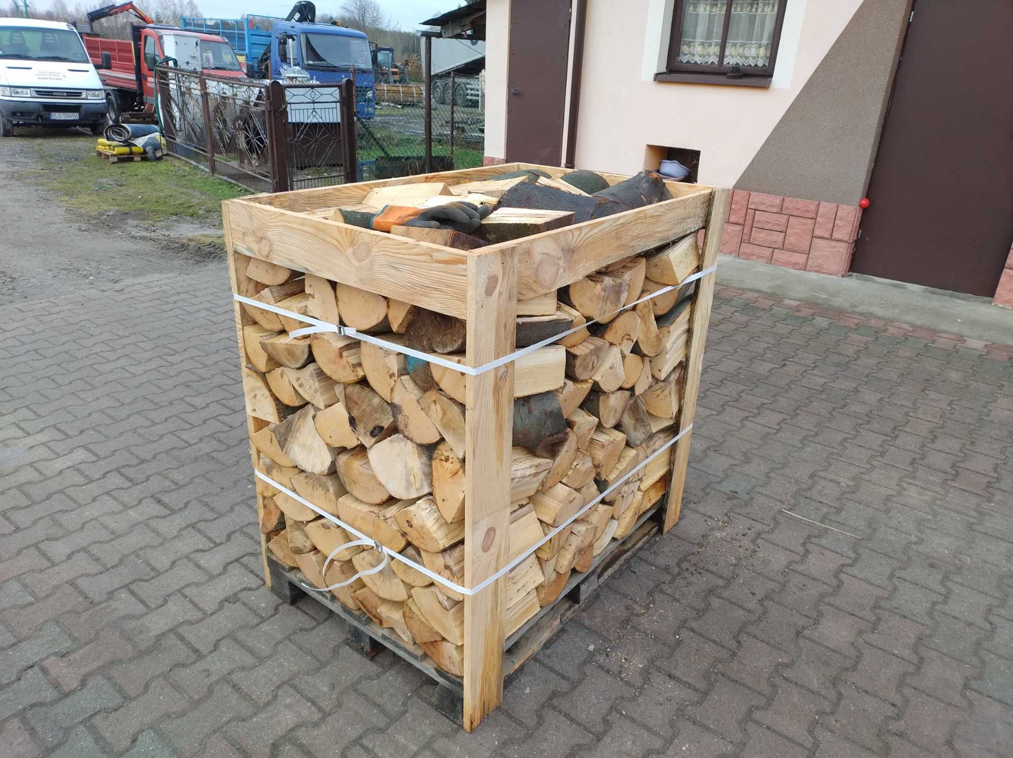 Drewno opałowe kominkowe, Buk, Grab, Brzoza. Transport Gratis