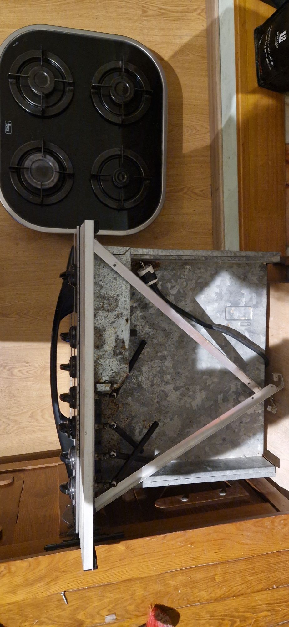 Forno e placa gás propano
