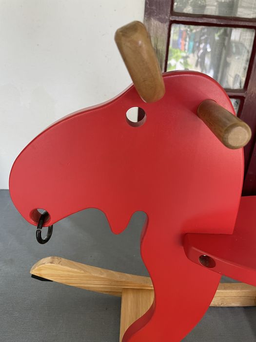 Balouço alce de madeira