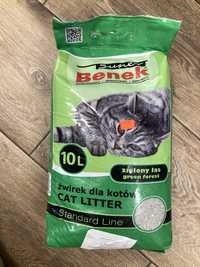 Żwirek dla kota benek  standard line 10 l