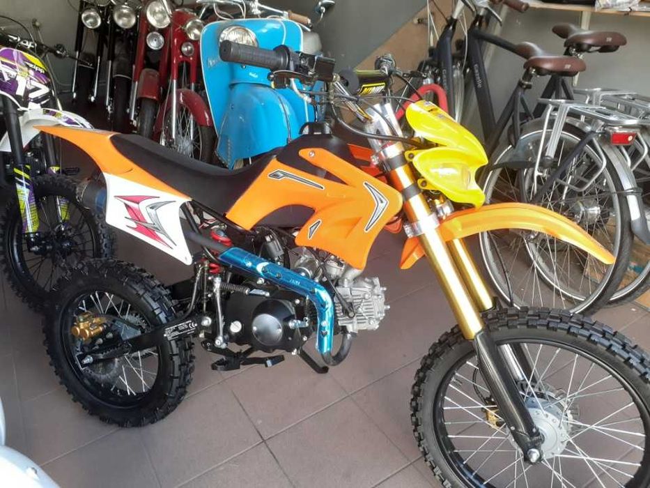 Mini Cross 125 nowy, oświetlenie, rozrusznik
