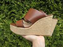 Koturny, platformy, klapki, espadryle, Zara, rozmiar 38, 37,5