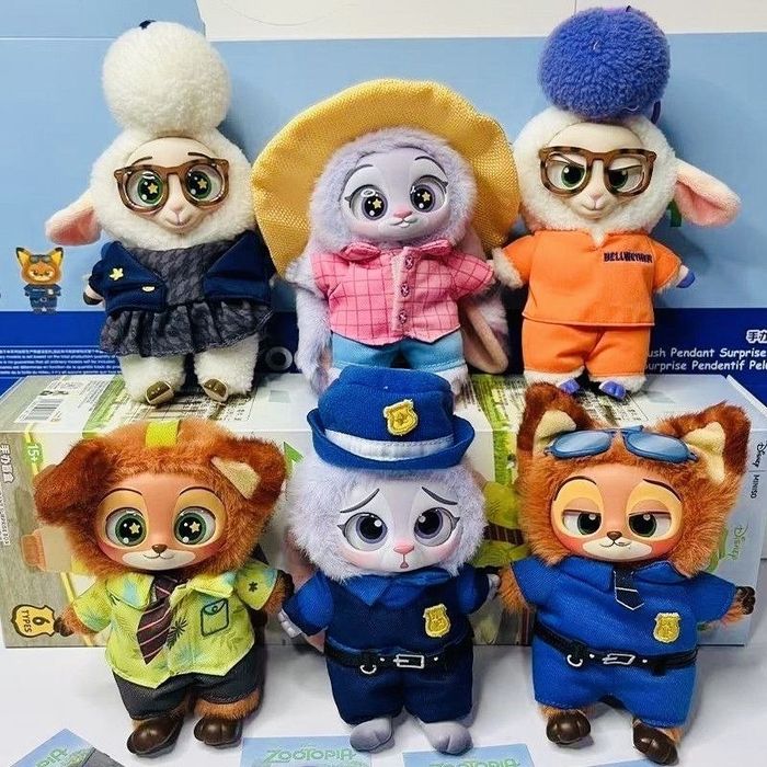 Плюшеві іграшки Zootopia – улюблені герої у новому милому стилі!
