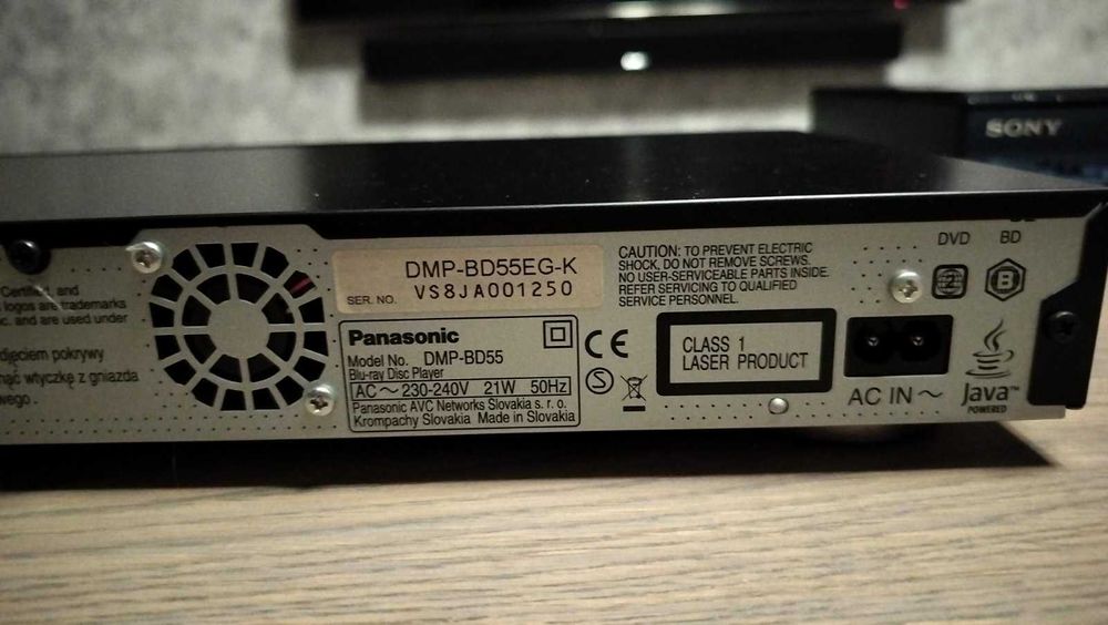 Програвач blu-ray дисків Panasonic DMP-BD55 EG-K