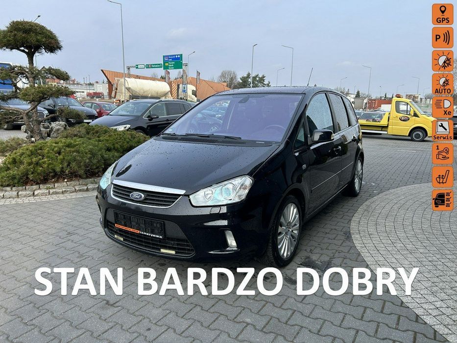 Ford C-MAX lift, klimatronic, podgrz. szyba+fotel, panorama, bixenon