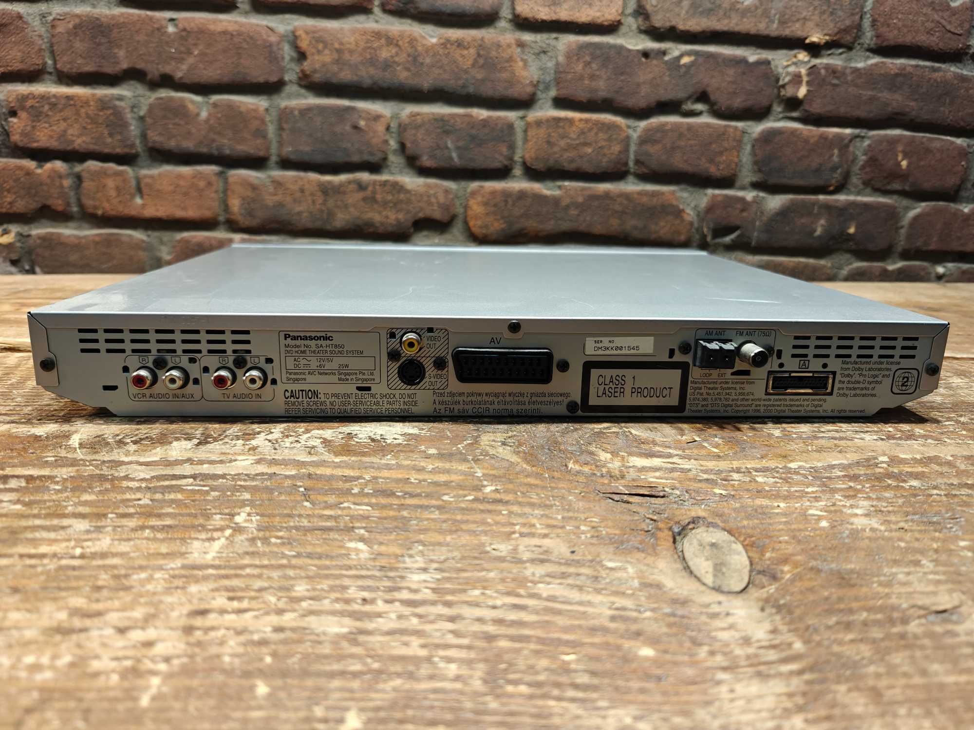 Odtwarzacz DVD Panasonic SA-HT850