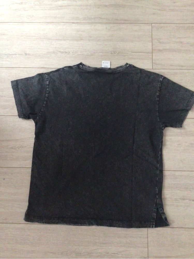 Grafitowy T-shirt ZARA