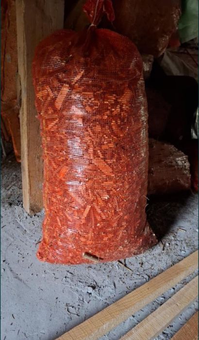 Zrębka gałęzi 1-4cm w workach ażurowych 60x120 50kg idealna na opał
