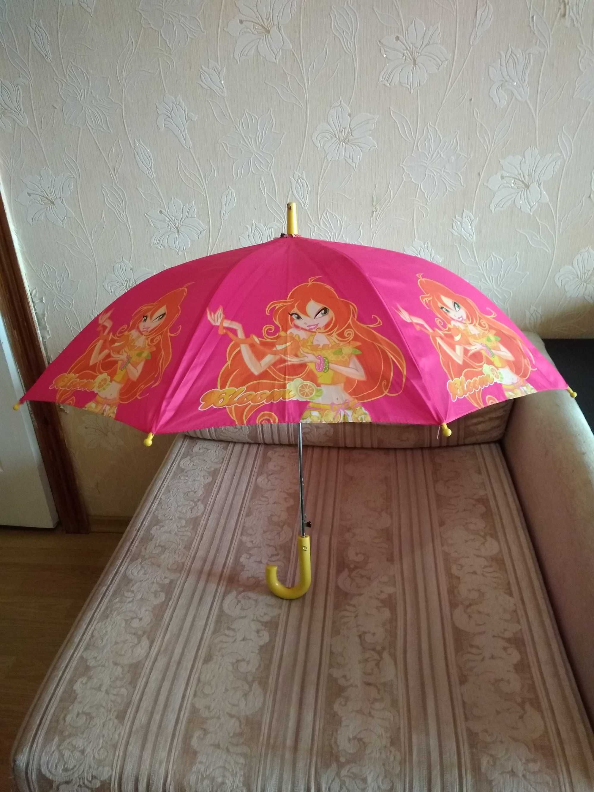 Зонтик в отличном состоянии для девочки Винкс