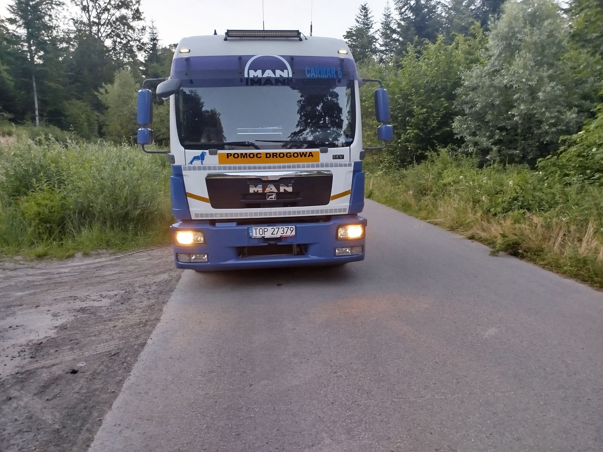 pomoc drogowa Man TGL 12.250 laweta euro 5 specjalny   12t dmc