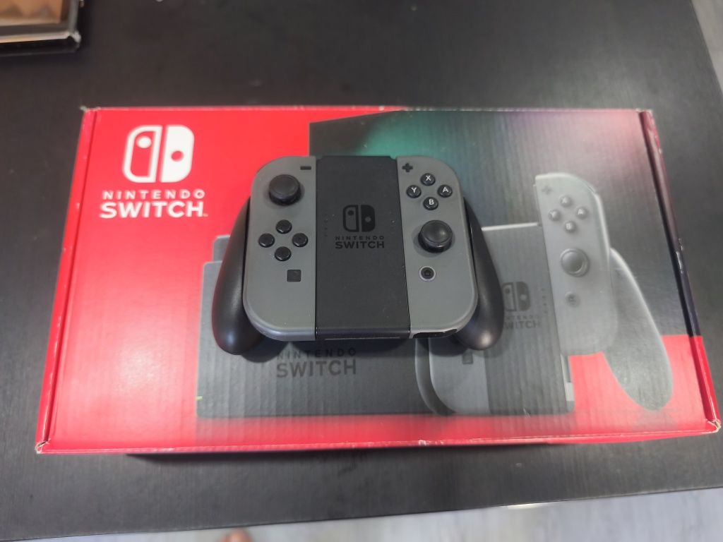 Switch V2 Completo | Cartão 128GB + Cartas Amiibo + Extras