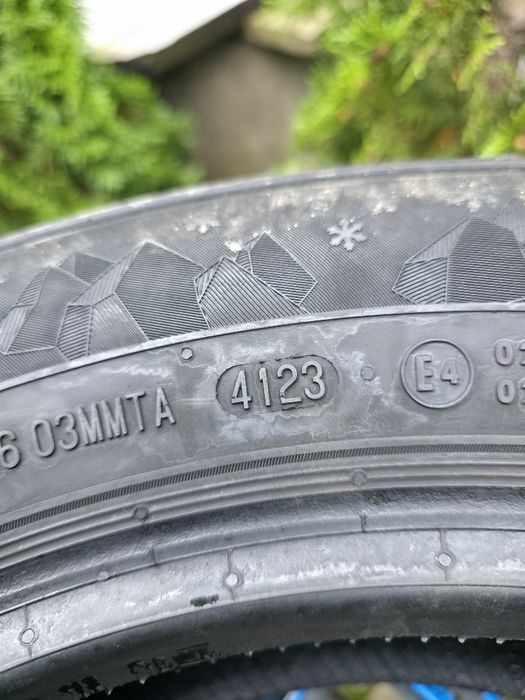 4szt zima 195/65-15 2x Semperit 95T 7.5mm + 2x Firestone 91T 6.5mm