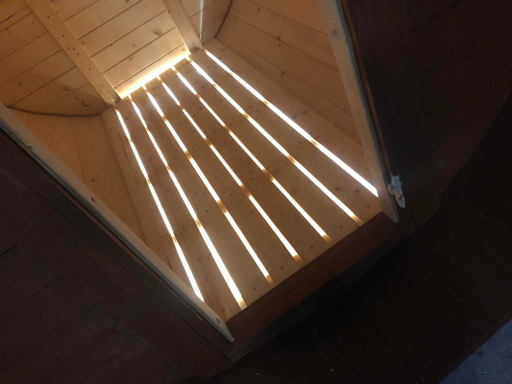 Sauna Ogrodowa 2,5 m x 2,2 m Cały komplet Piec +akcesoria Raty Leasing