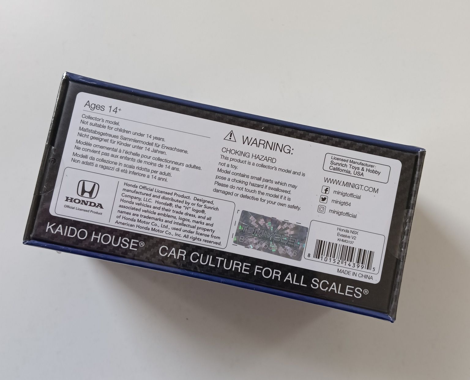 Kaido House Honda Nsx Evasive V2 1/64