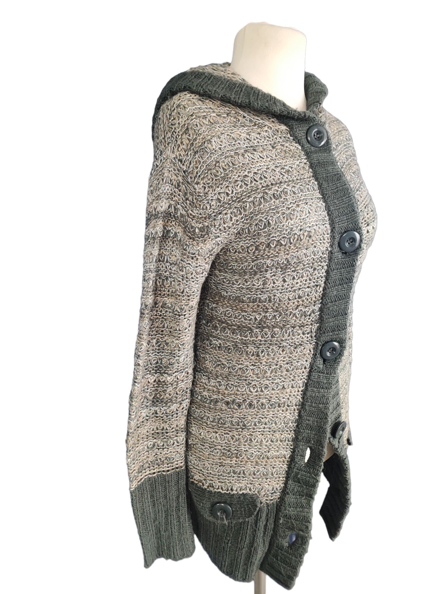 3424. Rozpinany sweter kardigan 38 M