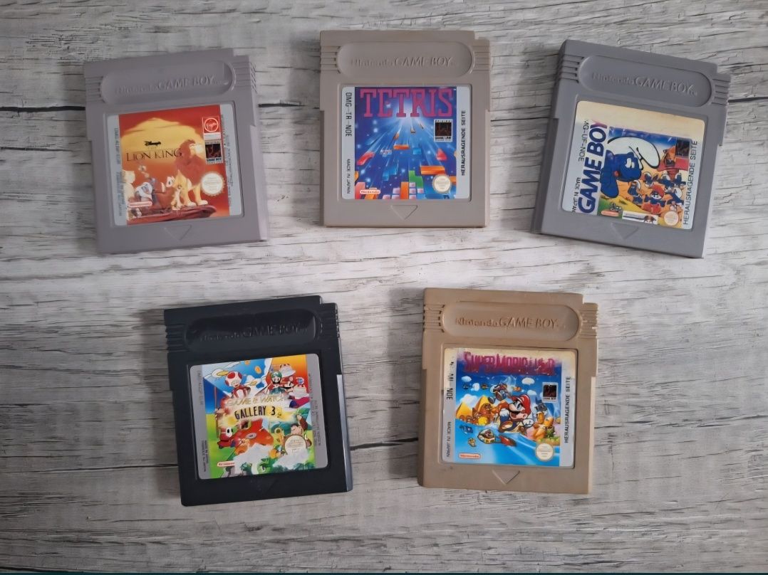 Gry Game Boy 5szt Calasic