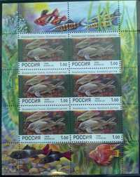 Россия 1998 Аквариумные рыбы МЛ
