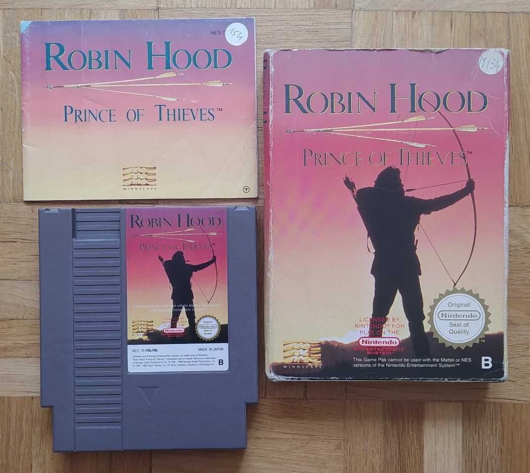 ROBIN HOOD PRINCE OF THIEVES PAL nes orygin 100%ok ninte pegasus retro