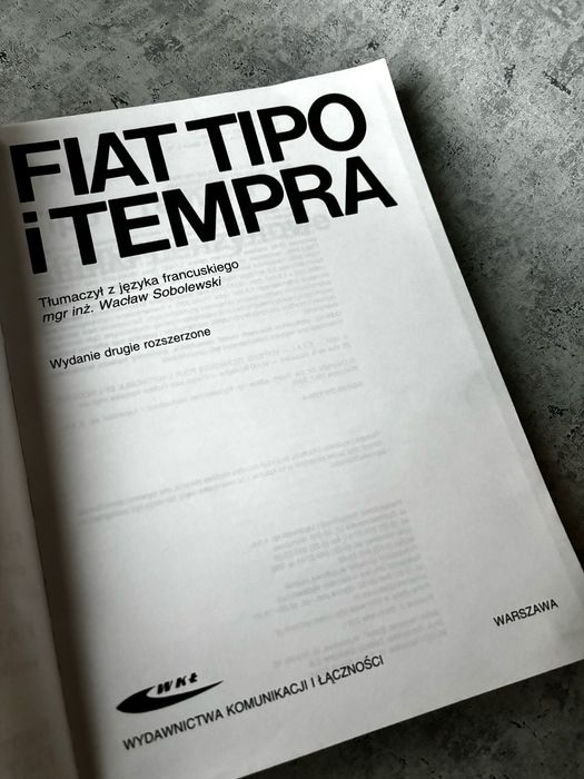 Książka WKŁ Fiat Tipo i Tempra