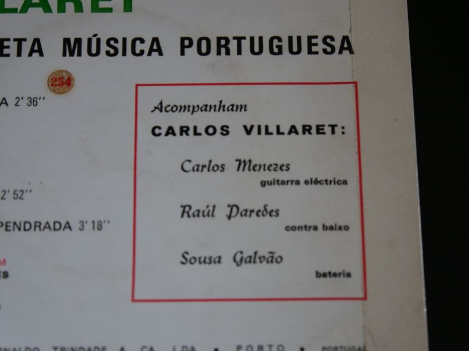 Carlos Villaret - Vinil raro