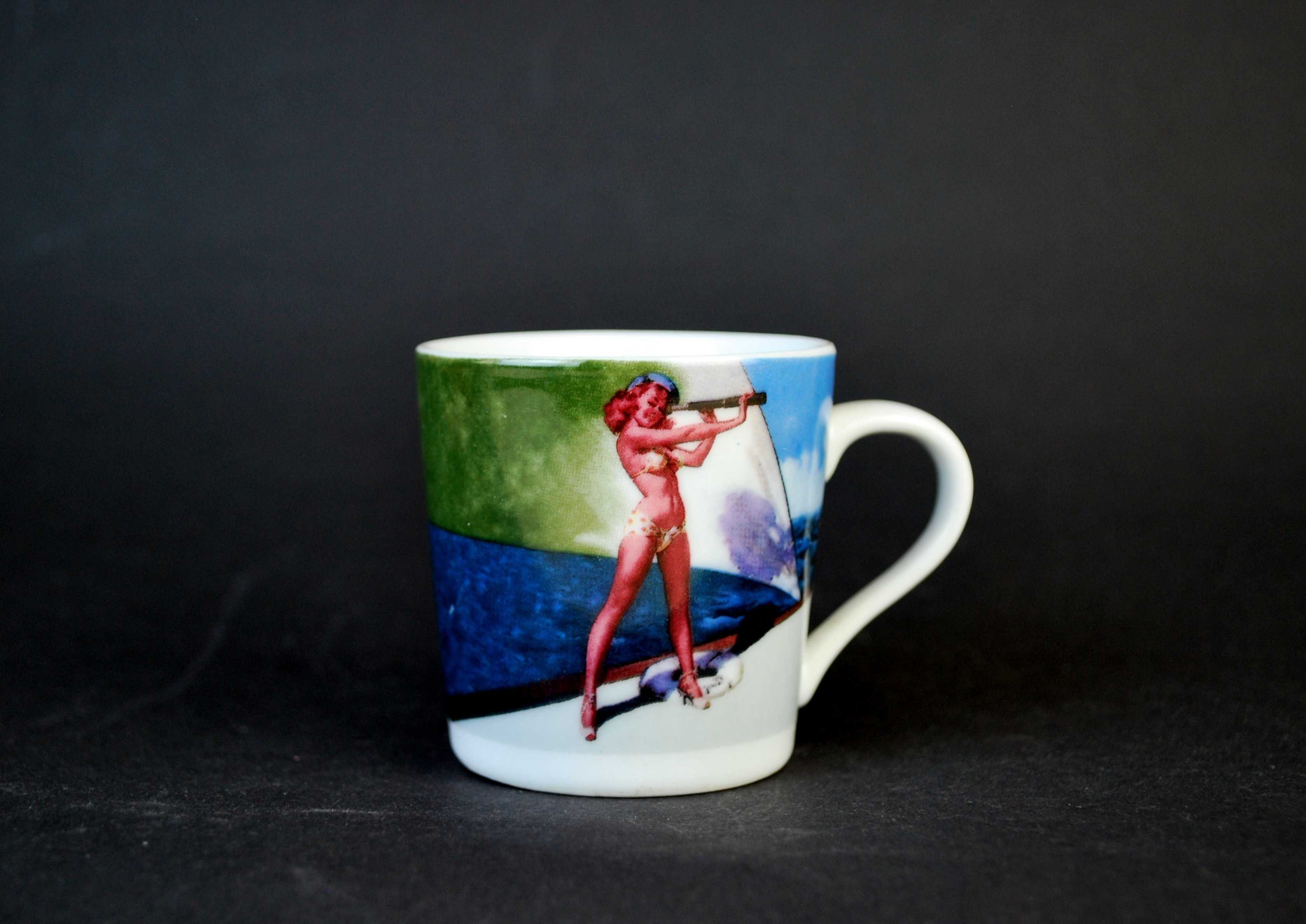 kubek filiżanka pin up L. Dake & Zn Art retro lata 30 40