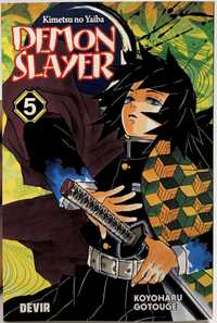 Manga Demon Slayer Vol.5 NOVO