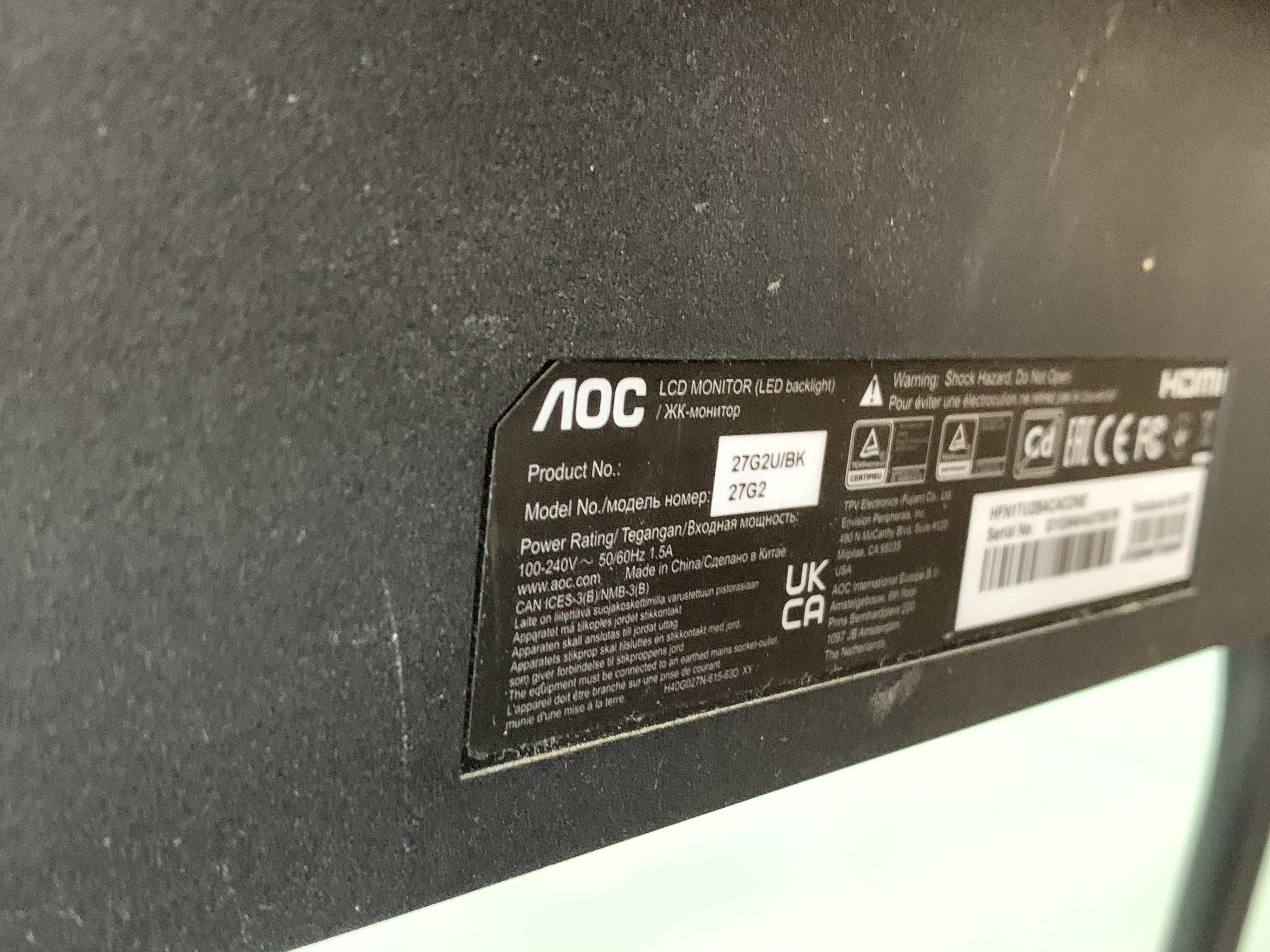 Computador Acer novo XC-840 com Monitor AOC 27 G2U/BK