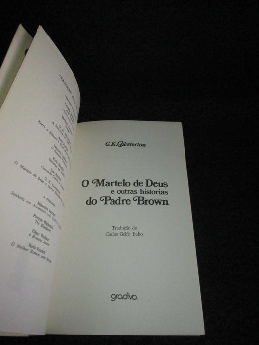 Livro O Martelo de Deus e outras histórias do Padre Brown Chesterton
