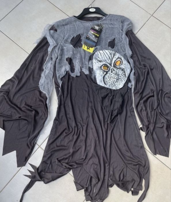 Kostium stroj meski roz.S Śmierć Kosciotrup halloween