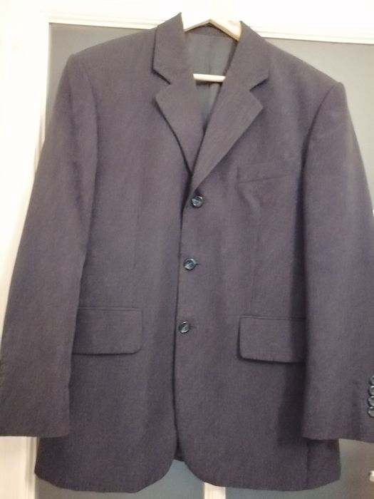 Garnitur 3 częściowy grafit szary 48/170 marynarka kamizelka spodnie