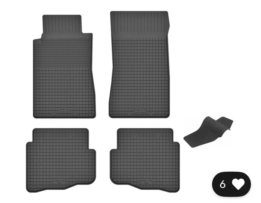 Tapetes Borracha Mercedes S202