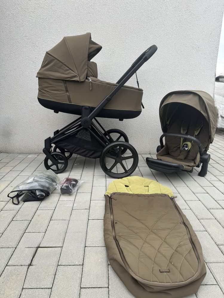 Cybex Priam 2.0 2w1 Khaki / Black Matt