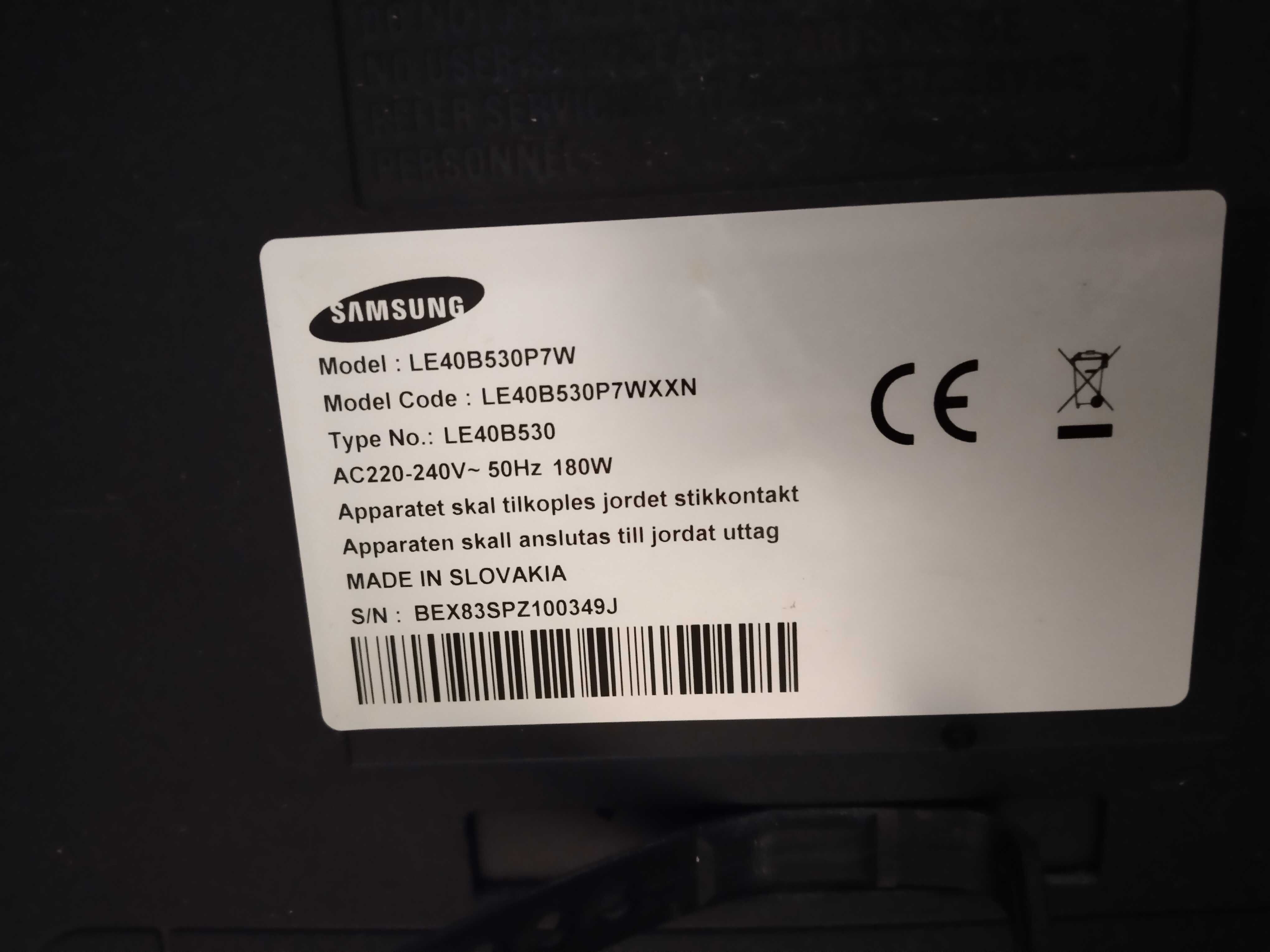 Telewizor Samsung LE40B530P7W / Nowy Lombard / Cz-wa