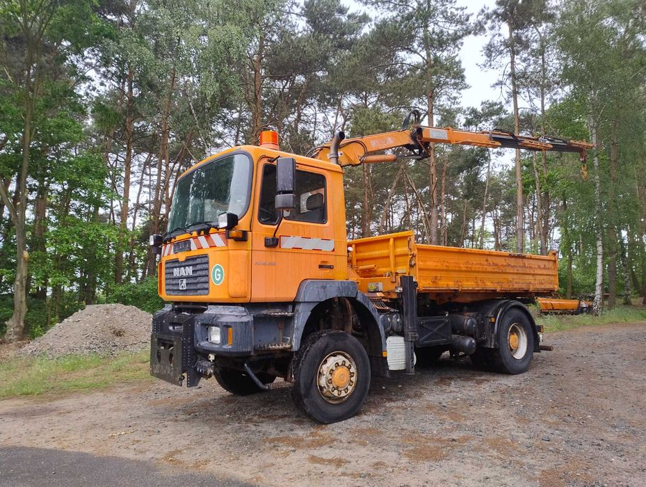 man 19.310 , 4x4 , wywrotka z hds , specjalny , sprowadzony z niemiec