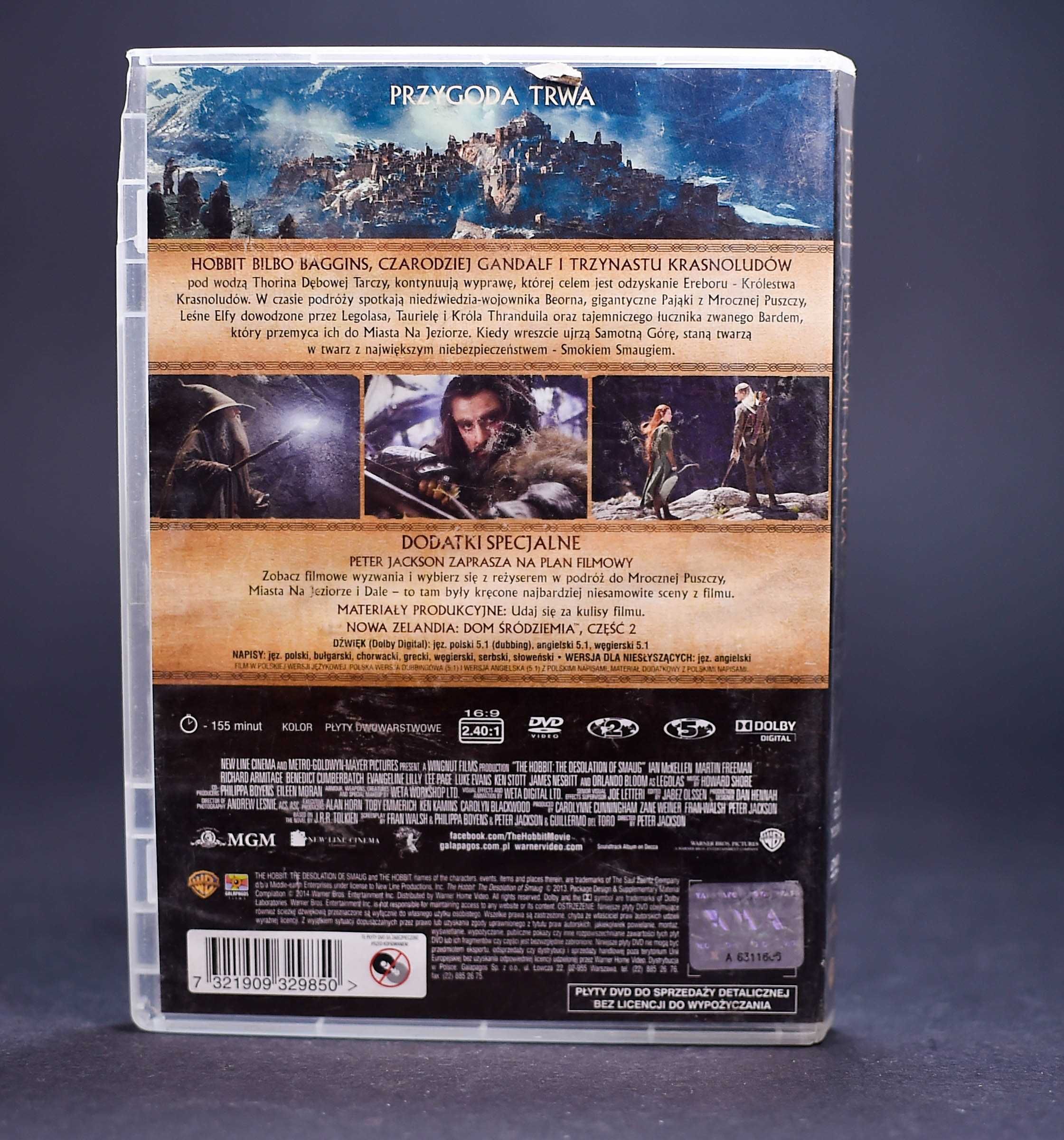 Video DVD # Hobbit Pustkowi Smauga