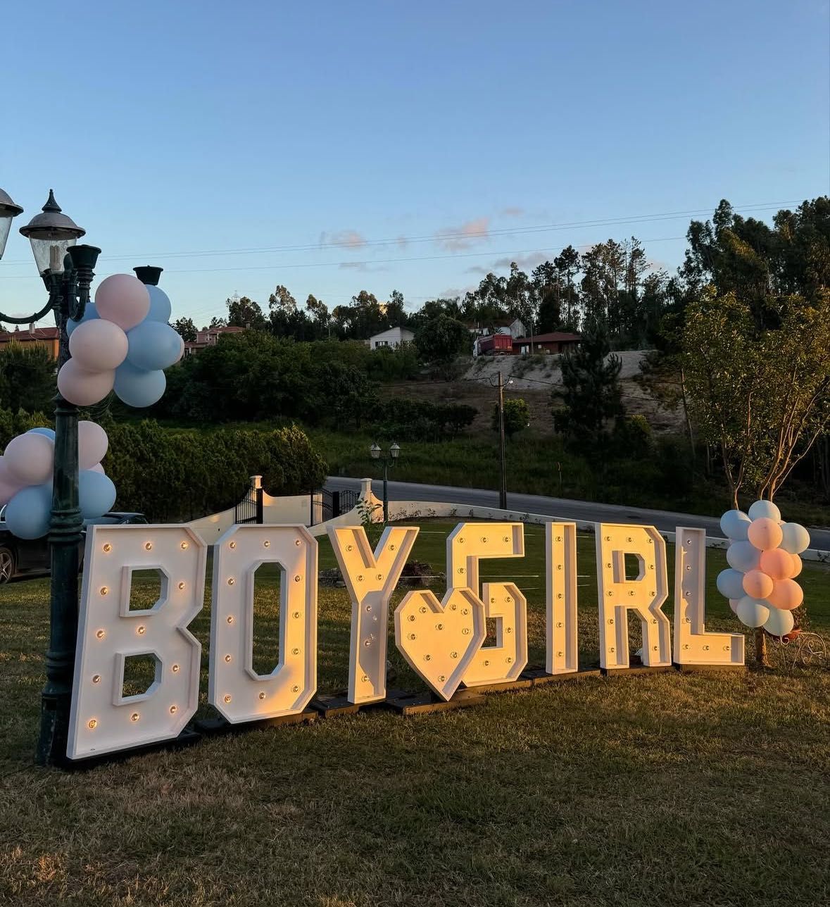 Letras gigantes para eventos