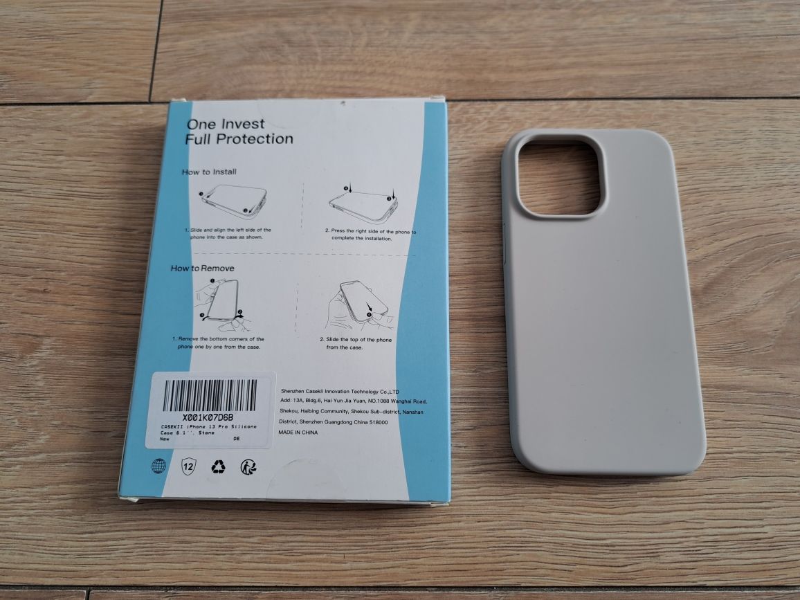 Plecki CASEKII do Apple iPhone 13 Pro kamień